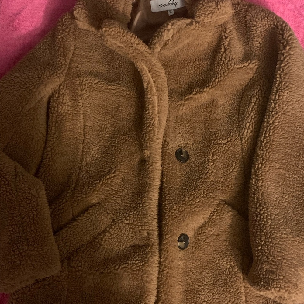 Cozy Brown Teddy Coat